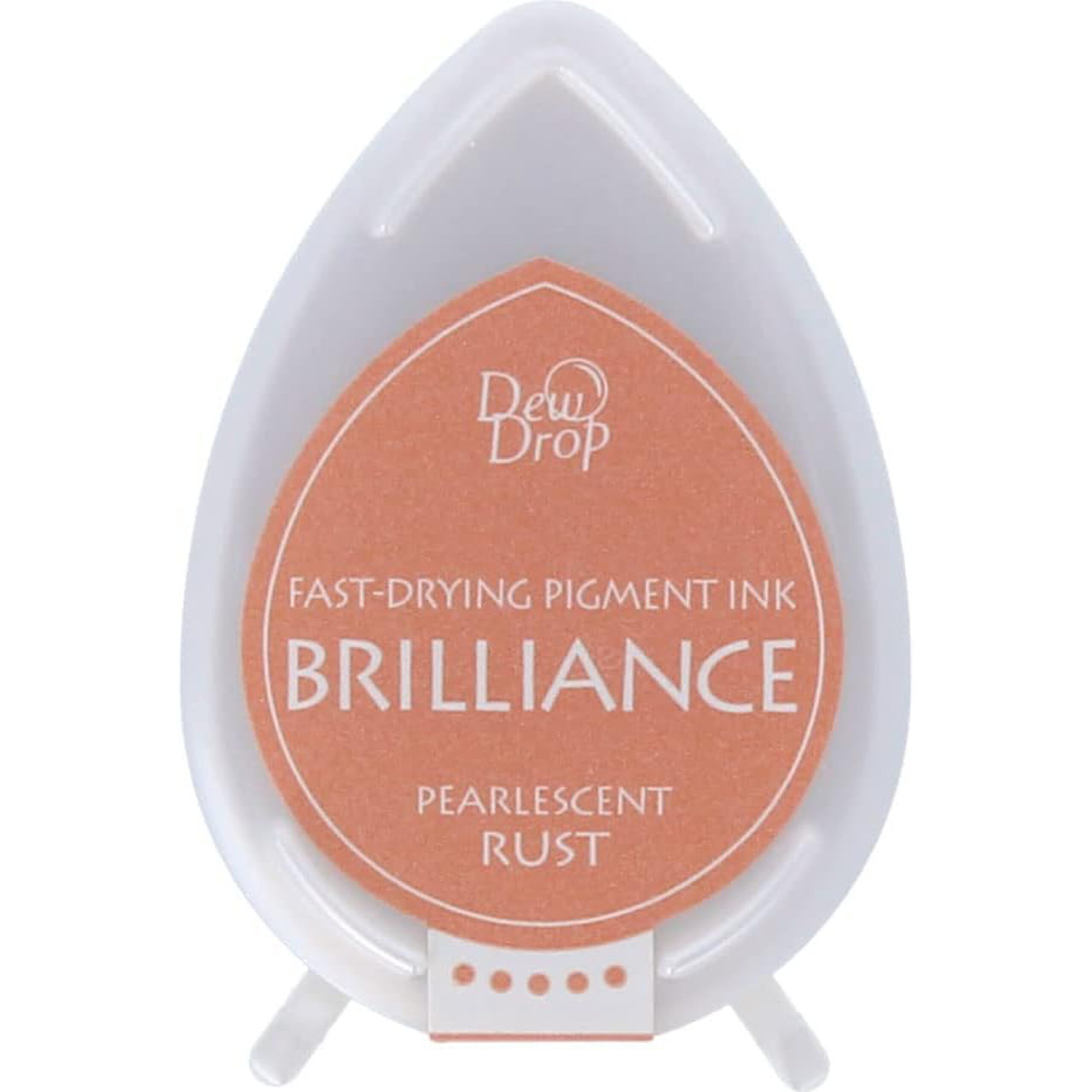 Tsukineko - Brilliance - Pigment Ink - Dew Drop - Pearlescent Rust