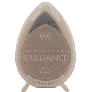 Tsukineko - Brilliance - Pigment Ink - Dew Drop – Starlite Black
