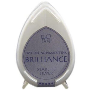 Tsukineko - Brilliance - Pigment Ink - Dew Drop – Starlite Silver