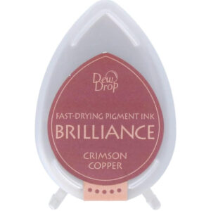 Tsukineko - Brilliance - Pigment Ink - Dew Drop – Crimson Copper