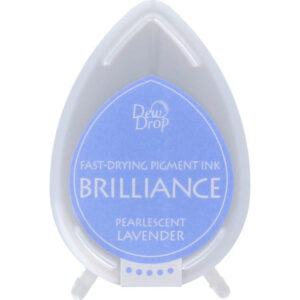 Tsukineko - Brilliance - Pigment Ink - Dew Drop - Pearlescent Lavender