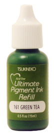 Tsukineko - VersaColor - Ultimate Pigment Ink - Reinker - Green Tea