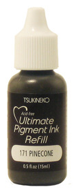 Tsukineko - VersaColor - Ultimate Pigment Ink - Reinker - Pinecone