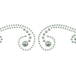 Want2Scrap - Bling - Allure Swirl - White Pearl (9" x 2-1/2")