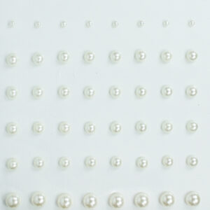 Want2Scrap - Bling - Pearls - White (72 Pieces)