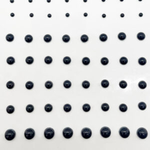 Want2Scrap - Bling - Pearls - Black (72 Pieces)