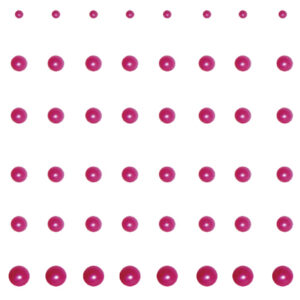 Want2Scrap - Bling - Pearls - Hot Pink (72 Pieces)