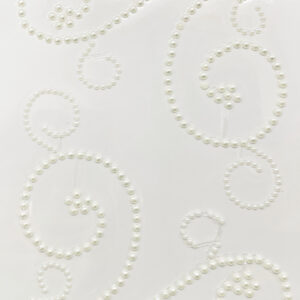Want2Scrap - Bling - Swirls - White Pearls