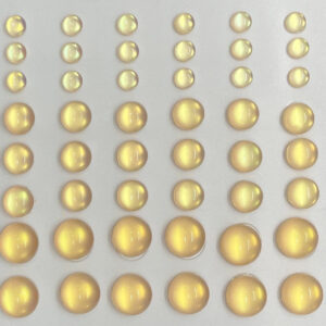 Want2Scrap - Bling - Dew Drops - Amber (48 Pieces)