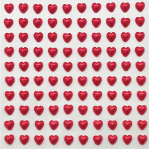 Want2Scrap - Bling - Small Red Hearts (100 Pieces)