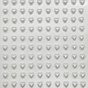 Want2Scrap - Bling - Small White Hearts (100 Pieces)
