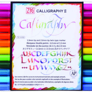 Zig - Calligraphy II - Marker - Set (24 Pieces)