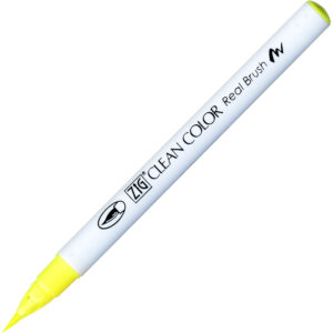 Zig - Clean Color - Brush Marker - Fluorescent Yellow