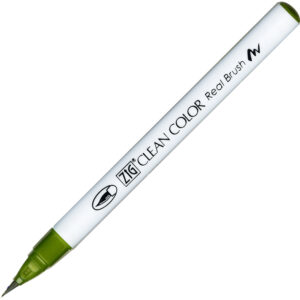 Zig - Clean Color - Brush Marker - Olive Green