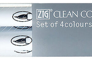 Zig - Clean Color - Brush Marker - Set - Pop Colors (4 Pieces)