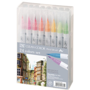 Zig - Clean Color - Brush Marker - Set (24 Pieces)