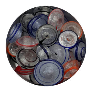 Gary Burlin - Decorative Beads - Flying Saucers