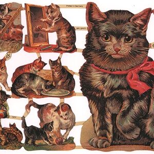 Ernst Freihoff - ScrapArt Adornments - Katzen