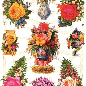 Ernst Freihoff - ScrapArt Adornments - Antique Vases