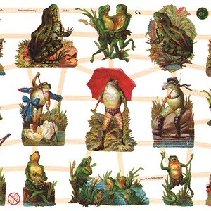 Ernst Freihoff - ScrapArt Adornments - Frogs