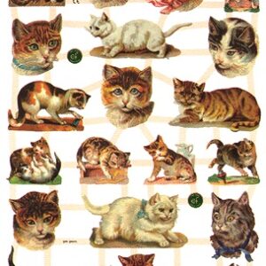 Ernst Freihoff - ScrapArt Adornments - Playful Kittens