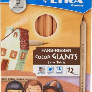 Lyra - Color Giants - Colored Pencils - Skin Tones (12 Pieces)