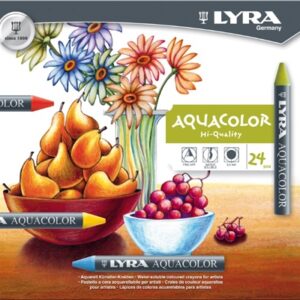 Lyra - Aquacolor Wax Crayons (24 Pieces)