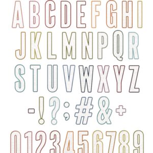 Sizzix - Tim Holtz - Thinlits - Alphanumeric Bulletin (43 Pieces)