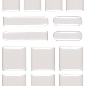 Gary Burlin - Crystal 3D Stickers - Translucent Shapes (4 Pack Assorted Set)