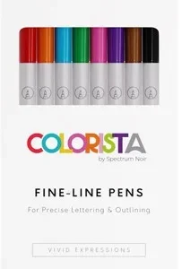 Crafter's Companion - Spectrum Noir - Colorista - Fine-Line Pens - Vivid Expressions