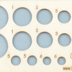 3Birds - Quilling Strips - Template (Natural)