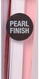 3Birds - Quilling Strips - Standard - Pearlescent - Pinks/Reds