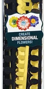 3Birds - Quilling Strips - Dimensional - Black/White/Gold