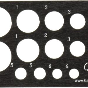 3Birds - Quilling Strips - Template (Black)