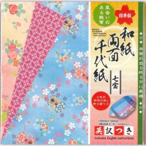 AITOH - Origami - Double-Sided Geometric/Flowers (5.87" x 5.87")