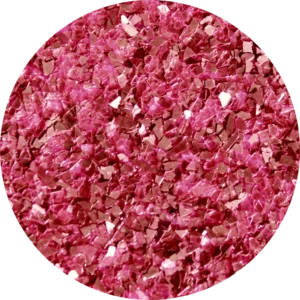 Vintage Glass Glitter - Shards - Pink Coral (1oz)