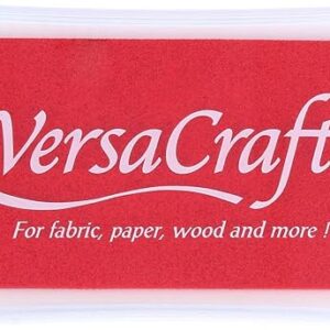 Tsukineko - VersaCraft - Fabric Ink Pad - Poppy Red