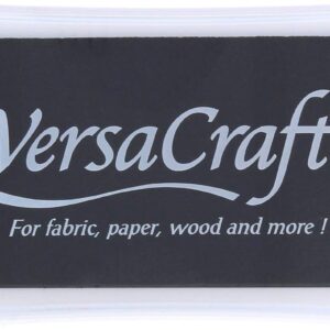 Tsukineko - VersaCraft - Fabric Ink Pad - Black