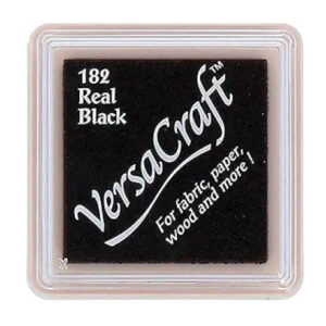 Tsukineko - VersaCraft - Mini Fabric Ink Pad - Black
