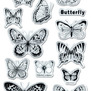 MultiCraft - Forever in Time - Clear Stamps - Butterfly Medley