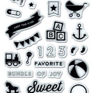 MultiCraft - Forever in Time - Clear Stamps - Baby Boy