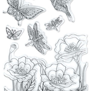 MultiCraft - Forever in Time - Clear Stamps - Garden Critters