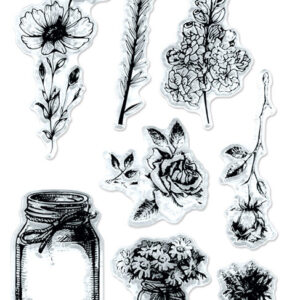 MultiCraft - Forever in Time - Clear Stamps - Mason Jars