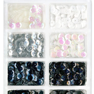 MultiCraft - CraftMedley - Sequins - Black & White