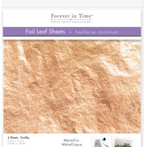 MultiCraft - Forever in Time - Metallic Foil Leaf Sheets - Copper
