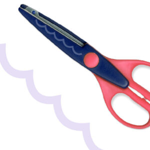 MultiCraft - Forever in Time - Designer Cropping Scissors - Scallop