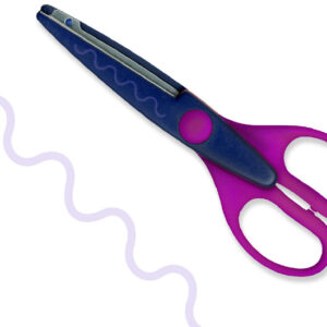 MultiCraft - Forever in Time - Designer Cropping Scissors - Medium Wave
