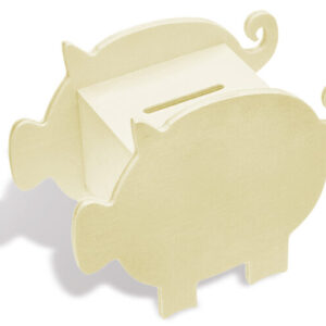 MultiCraft - DIY Coin Bank with Bottom Cap - Piggy