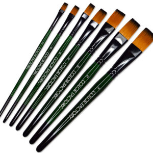 MulitCraft - Artist Brush Set - Flat (7 Pieces)