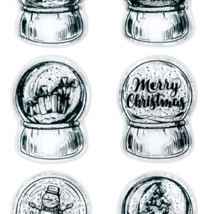 MultiCraft - Forever in Time - Clear Stamps - Snow Globes